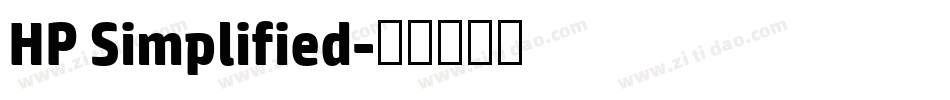 HP Simplified字体转换